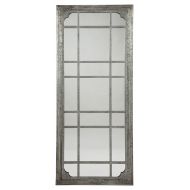Signature Design by Ashley Ashley Furniture Signature Design - Remy Leaning Accent Mirror - Vintage - Metal - Antique Gray
