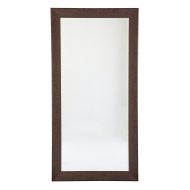 Signature Design by Ashley Ashley Furniture Signature Design - Duha Leaning Accent Mirror - Contemporary - Brown Finished Frame