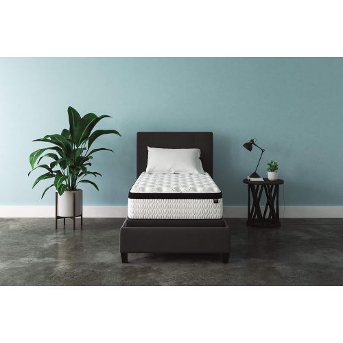  Signature Design by Ashley Ashley Furniture Signature Design - 12 Inch Chime Express Hybrid Innerspring - Firm Mattress - Bed in a Box - Twin - White