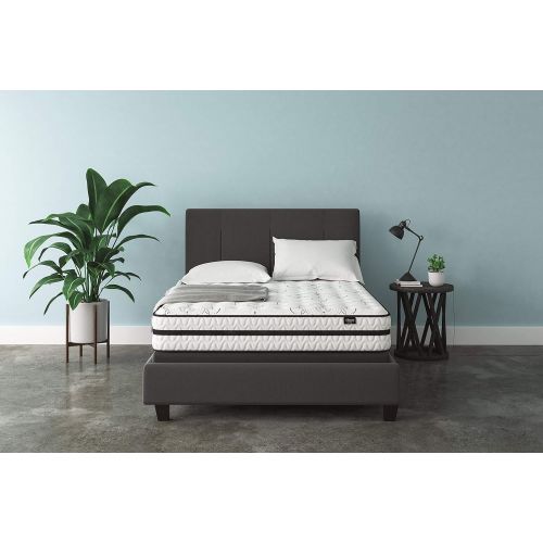  Signature Design by Ashley Ashley Furniture Signature Design - 10 Inch Chime Express Hybrid Innerspring - Firm Mattress - Bed in a Box - Queen - White