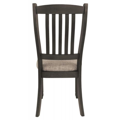  Signature Design by Ashley D736-01 Tyler Creek Dining-Chair, BlackGrayish Brown