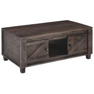 Signature Design by Ashley T848-9 Chaseburg Coffee Table with Lift Top Light Brown