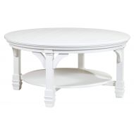 Signature Design by Ashley Ashley Furniture Signature Design - Mintville Contemporary Round Cocktail Table - White
