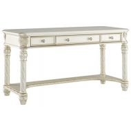 Signature Design by Ashley B750-22 Cassimore Vanities, 59.50 W x 23.88 D x 30.13 H, Pearl Silver