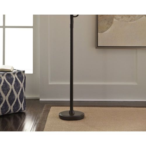  Signature Design by Ashley Ashley Furniture Signature Design - Jaak Floor Lamp - Urban Industrial - Bronze Finish