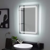 Signature Hardware 433797 Turing 20 W x 27-1/2 H LED Lighted Frameless Mirror