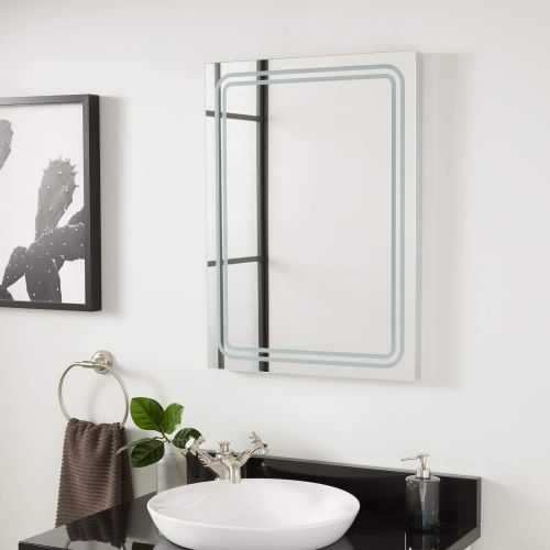  Signature Hardware 433797 Turing 20 W x 27-1/2 H LED Lighted Frameless Mirror