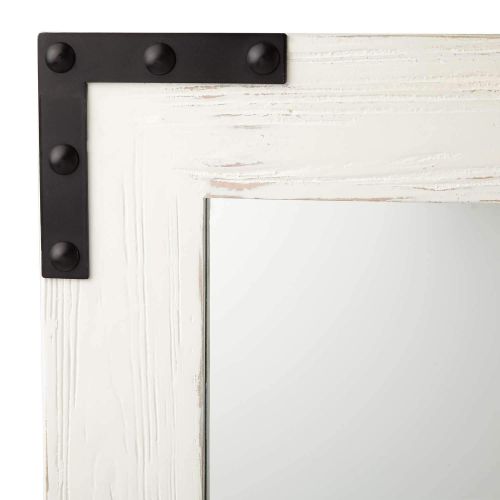  Signature Hardware 424515 Bonner 34 x 24 Reclaimed Wood Framed Bathroom Mirror