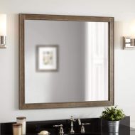 Signature Hardware 428561 Chelles 32-7/8 x 36 Framed Bathroom Mirror