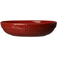 Signature Housewares Sorrento Collection 12-Inch Large Pasta Bowl, Ruby Antiqued Finish