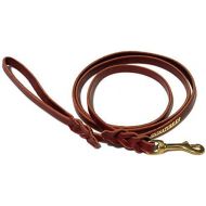 Signature K9 Braided Leather Leash