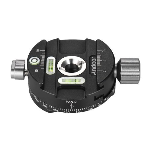  Signature888 Camera & Photo PAN-0 360 Degree Rotating Disc Camera Quick Release Clamp 14 38 Mounting Screw Hole AS Standard for Arca Kirk Markins