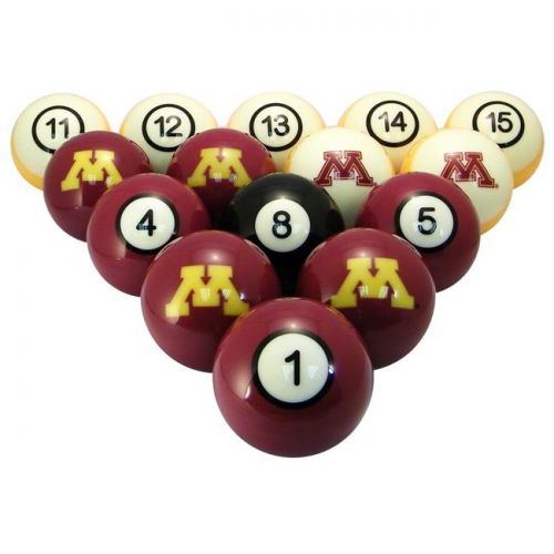  Signed and Sealed Minnesota Numbered Billiard Ball Set