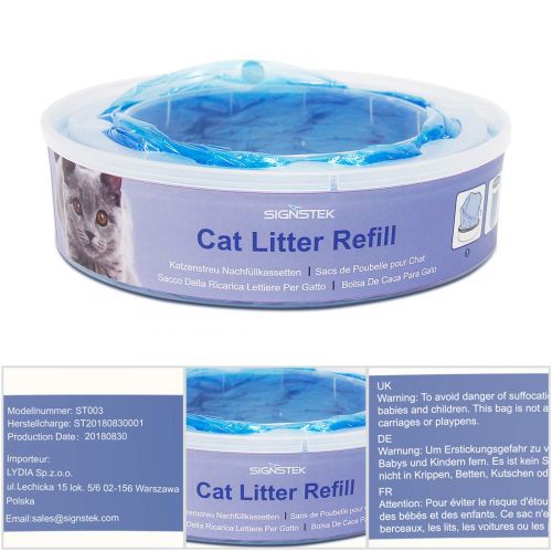  [아마존 핫딜]  [아마존핫딜]Signstek Katzen Nachfuellkassette fuer Litter Locker II - CAT Litter Disposal System Nachfuellkassetten