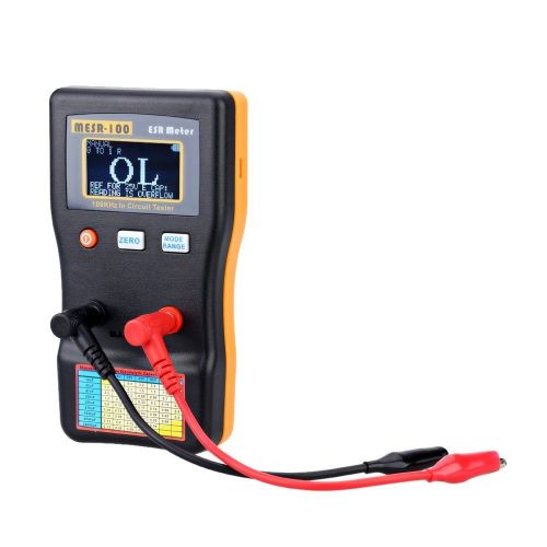  [아마존베스트]Signstek MESR-100 V2 Auto Ranging in Circuit ESR LCR Meter Capacitor/Low Ohm Meter Up to 0.01 to 100R, Support in Circuit Testing