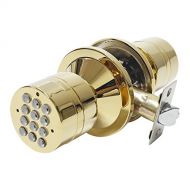 Signstek Keyless Digital Electronic Entry Security Safety Door Lock Locker (Gold)