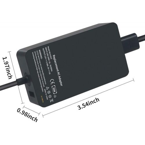  Sikaye New Power Adapter 12V 2.58A 36W Laptop Charger Compatible with Microsoft Surface Pro3 Pro4 i5 i7 Model 1625