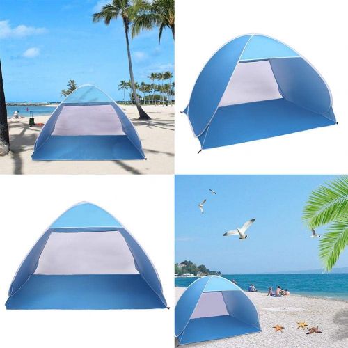  sikiwind 2-3 Person Beach Tent Sun Shelter Tent Big Automatic Sun Umbrella Beach