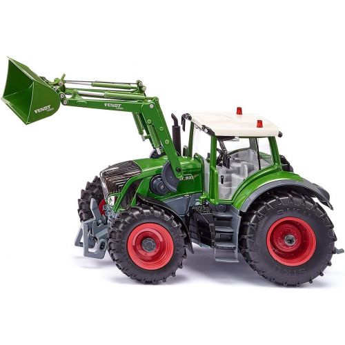  Siku 6793, Fendt 933 Vario Tractor with Front Loader, Green, Metal/Plastic, 1:32, app via Bluetooth, Remote Control not Included