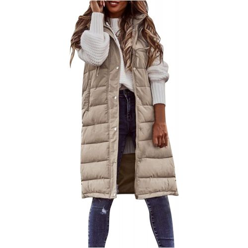  Sikye Womens Coat Vest Lightweight Lightweight Quilted Soft Warm Coat Vest Lightweight Jacket Parkas Women