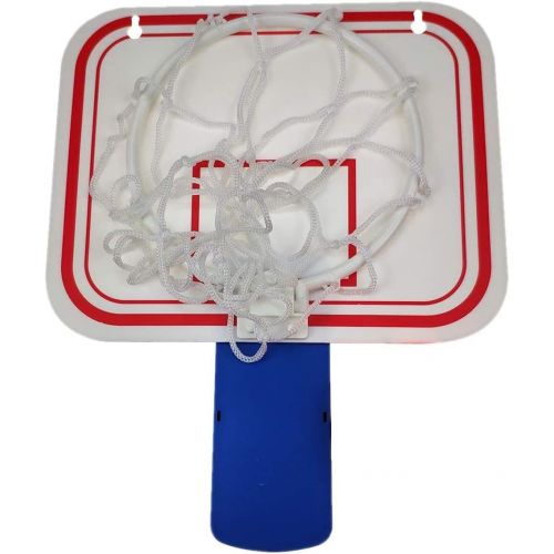  [아마존베스트]Silfrae Basketball Trash Can Basketball Hoop Trash Can Office Basketball Trash Can Basketball Goal Trash Can Basketball Hoop for Garbage Can Office Living Room and Bed Room (Blue C