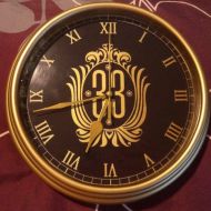 SilhouettesbyMarie Club 33 Themed Clock