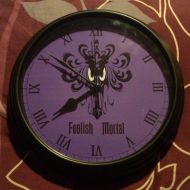 SilhouettesbyMarie Haunted Mansion Inspired Clock