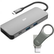 Silicon Power SR30 8-in-1 Docking Station and 32GB Mobile C80 USB 3.0 Flash Drive Kit