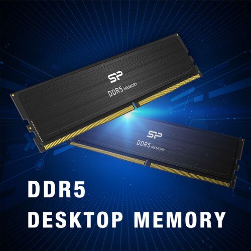  Silicon Power 32GB DDR5 5600 MHz UDIMM Desktop Memory Kit (2 x 16GB)