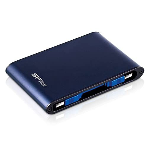  2TB Silicon Power Armor A80 Shockproof/Waterproof Portable Hard Drive - USB3.0 - Blue Edition