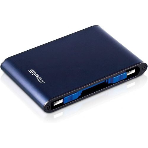  2TB Silicon Power Armor A80 Shockproof/Waterproof Portable Hard Drive - USB3.0 - Blue Edition