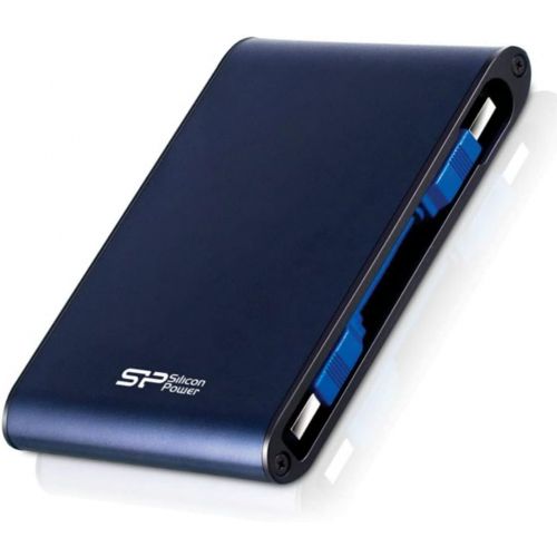  2TB Silicon Power Armor A80 Shockproof/Waterproof Portable Hard Drive - USB3.0 - Blue Edition