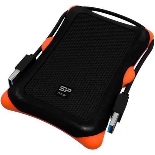  Silicon Power 1TB Rugged Armor A30 Military Grade Shockproof USB 3.0 2.5 Inch Portable External Hard Drive for PC, Mac, Xbox One, Xbox 360, PS4, PS4 Pro and PS4 Slim, Black