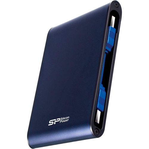  Silicon Power 2TB Rugged Portable External Hard Drive Armor A80, Waterproof USB 3.0 for PC, Mac, Xbox and PS4, Blue