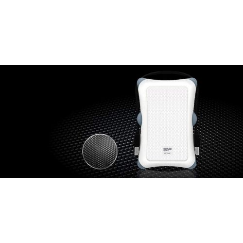 Silicon Power Armor A30 2.5-inch Shockproof SATA Hard Drive Enclosure White
