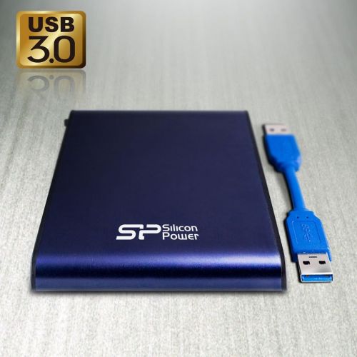  Silicon Power Rugged Armor A80 500 GB 2.5-Inch USB 3.0 Portable External Hard Drive SP500GBPHDA80S3B