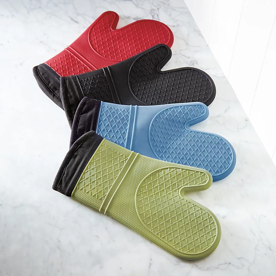  Silicone Quilted Oven Mitt