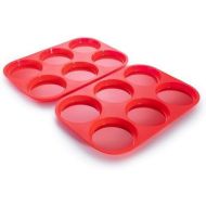 Silicone Texas Muffin Pans (Jumbo-6Cup-2PC)