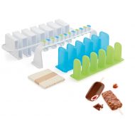 Silikomart Professional Litaliano Kit for Making Ice Cream Pop or Ices Pop with Inner Layer and Outer Layer