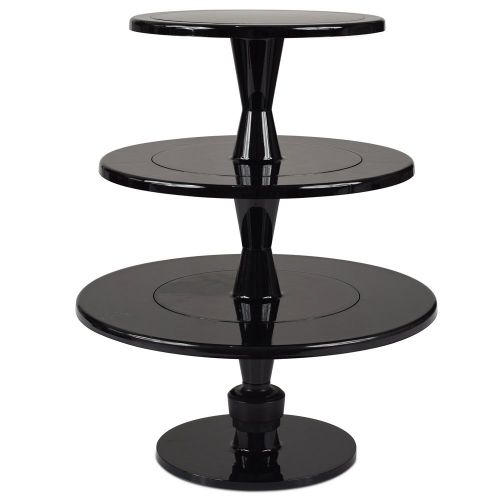  Silikomart Hula Up Black 3 Tier Cake Stand - XXL