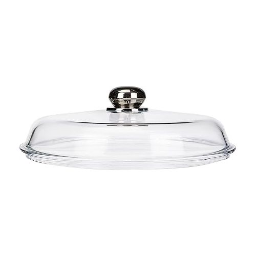  Silit Glass Lid with Metal Handle, 31 x 31 x 31 cm, Transparent