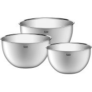Silit Kitchen Bowl Set 3 Pieces Stainless Steel Bowls Multifunctional Mixing Bowl Stainless Steel Salad Bowl Serving Bowl Stackable