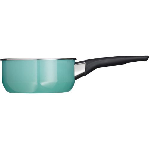  Silit Modesto Line Saucepan 16 cm without Lid Cooking Pot 1.3 L Milk Pan Silargan Functional Ceramic Pot Induction Green