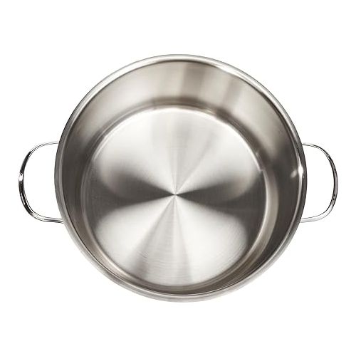  Silit Achat High Casserole with Lid, 30.3 x 26 x 30.3 cm, Silver