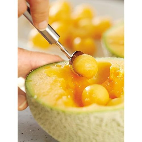  Silit 2142304296 Classic Line Kugelausstecher 16 cm Cutter Balls, Polished Stainless Steel, Melon, Hollow Spoon, Dishwasher Safe 18/10