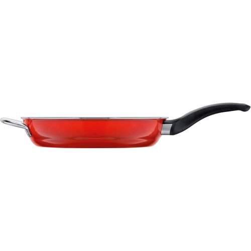  Silit Energy Red Bratpfanne 28 cm hoch, mit Gegengriff, Silargan Funktionskeramik, induktionsgeeignet, rot