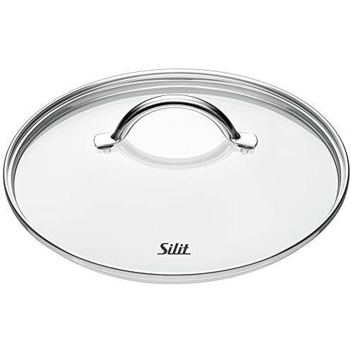  Silit Comodo Set of 4 Saucepans with Glass Lid and Saucepan Polished Stainless Steel Suitable for Induction Cookers Dishwasher Safe