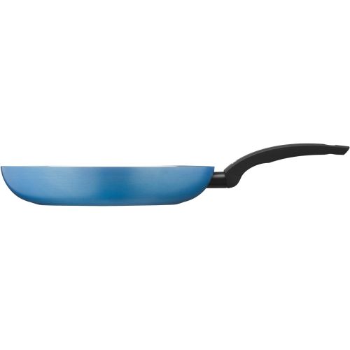  Silit Belluna Frying Pan 28 cm Aluminium Coating Induction Plastic Handle PFOA-Free for Gentle Roasting Blue