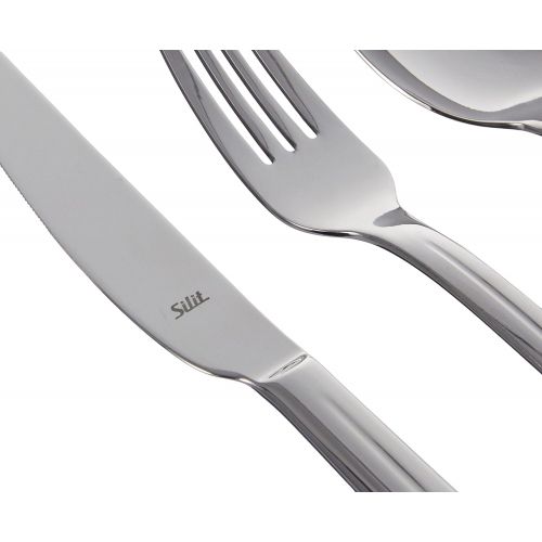  Silit Cutlery Set Cutlery Set for 6 People Cover Crominox Polished Stainless Steel