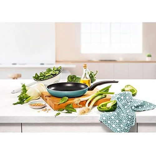  Silit Belluna Frying Pan 20 cm Aluminium Coated Ceramic Coating Plastic Handle PFOA-Free Green